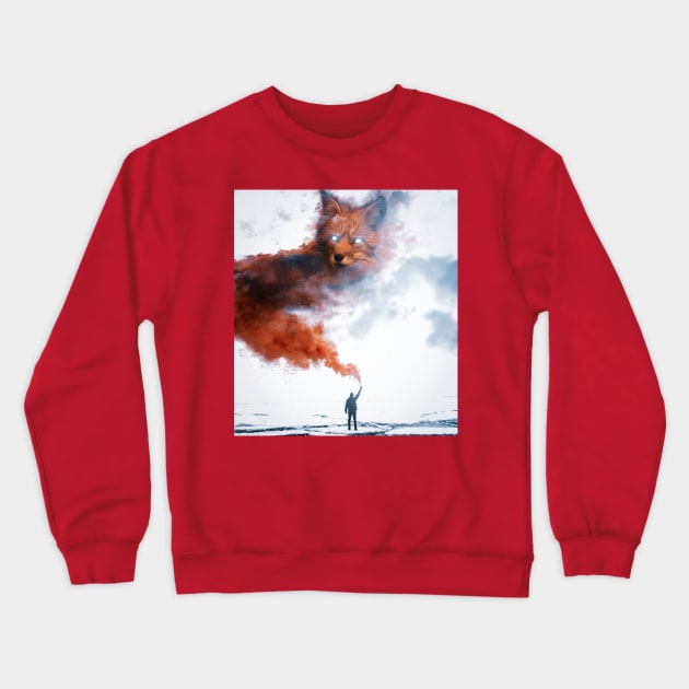 Summon of the Fox Crewneck Sweatshirt by Ergen Art